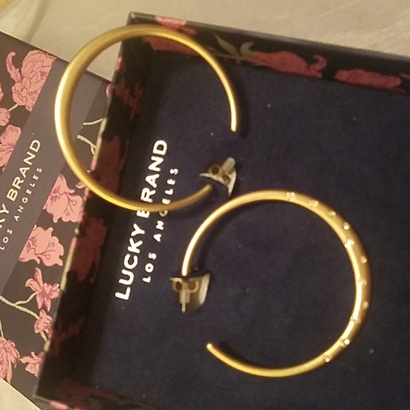 Lucky Brand brassy golden gem detailed - Picture 3 of 4